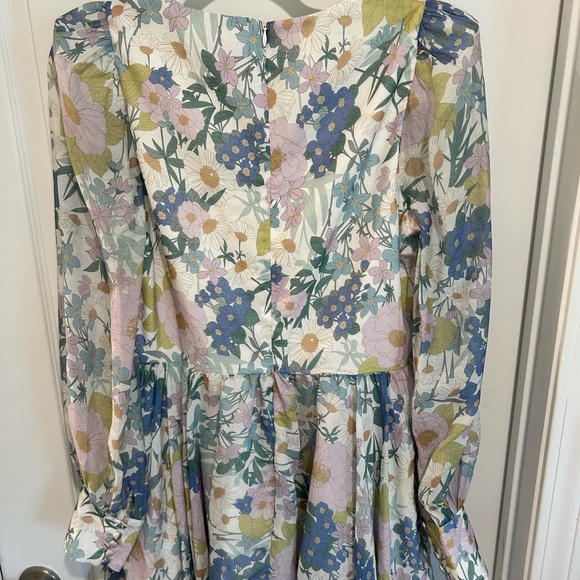 NWT Bardot Zelina Mixed Floral Minidress - Picture 5 of 8